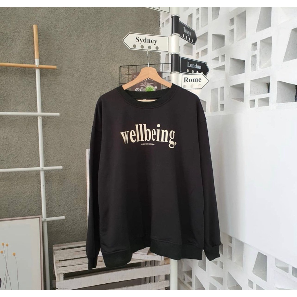 [COD] Sweater Oversize Wanita Wellbeing XXL LD 130