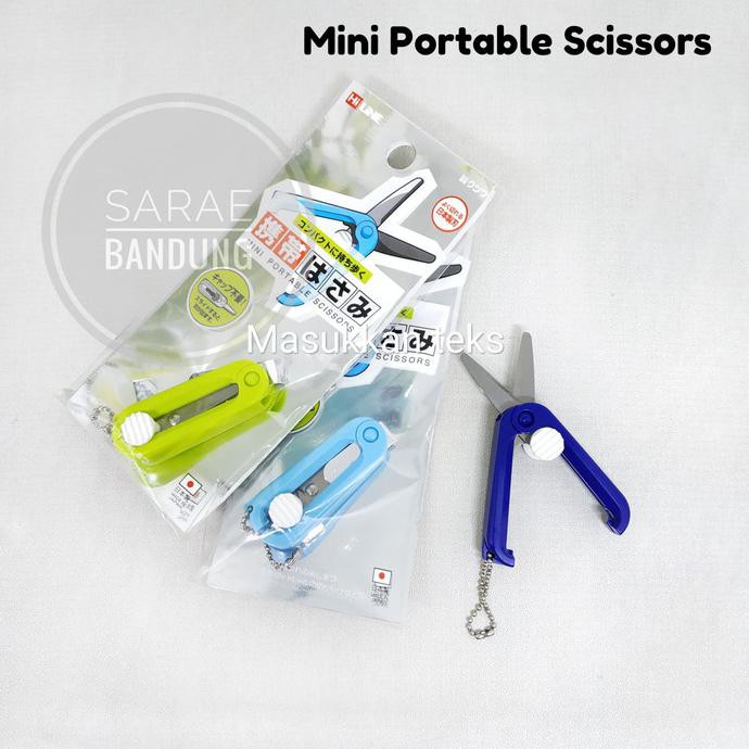 

Ready Oke] Hiline Mini Portable Scissors - Aqua