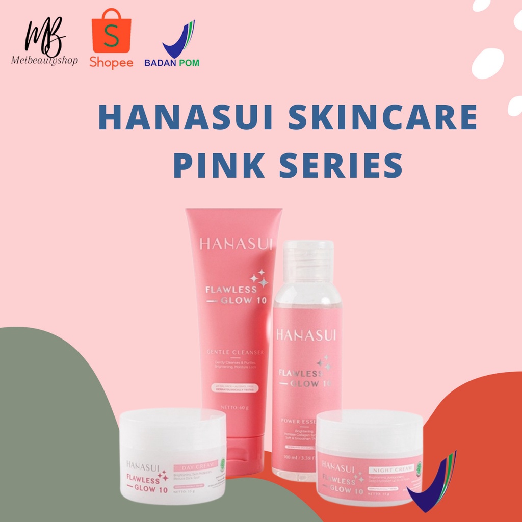 HANASUI SKINCARE FLAWLESS GLOW - Skincare Hanasui Glow Original BPOM