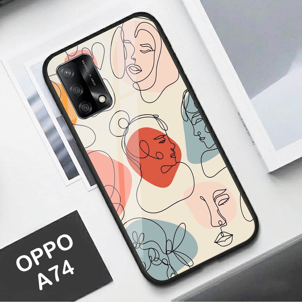 [S95] Sotcase Kaca OPPO A74 (Case Hp) OPPO A74 (CASING HP) OPPO A74