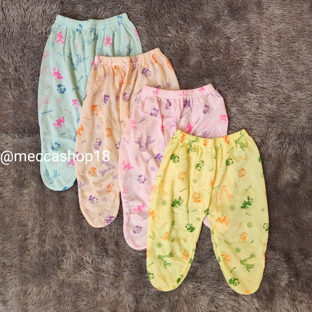 1 Lusin Celana legging Panjang Tutup Bayi Newborn Murah Bahan Katun Nyaman Dan Lembut