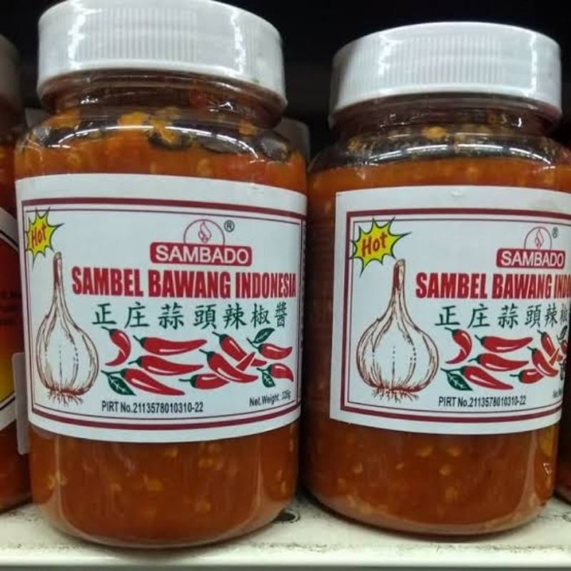 

Sambel Bawang Indonesia ( Sambado ) 335 gr