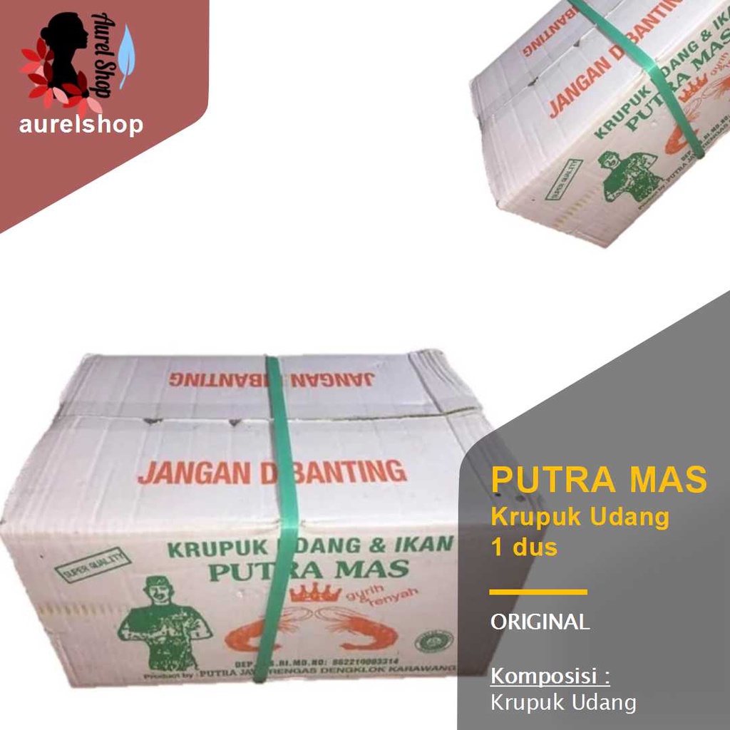 

PUTRA MAS Kerupuk Krupuk Udang Mede MD kemasan 1 kg