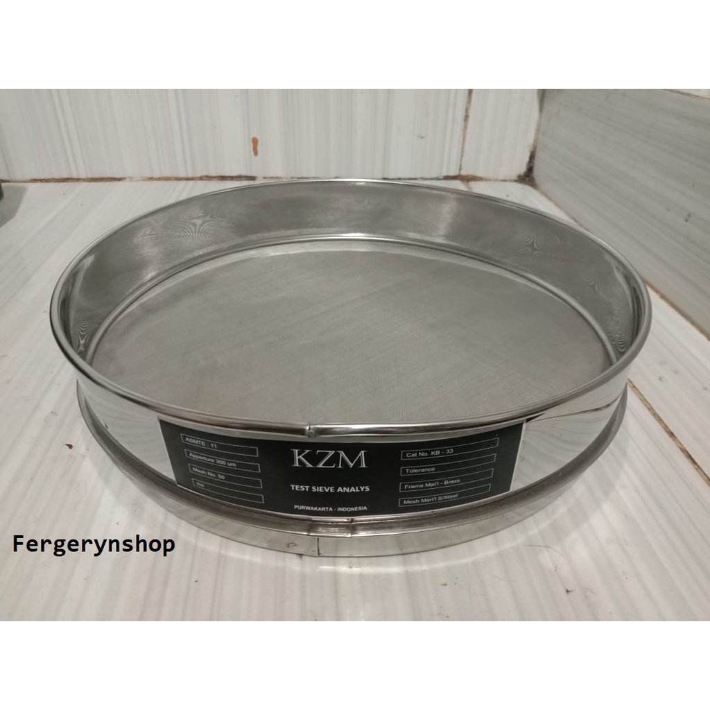 Sieve Test Mesh 24 (800um) Ayakan Stainless Mesh 24 Diameter 30 cm