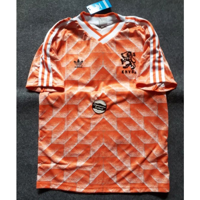JERSEY BELANDA HOLLAND RETRO 1988 1989 EURO 88 89 KNVB