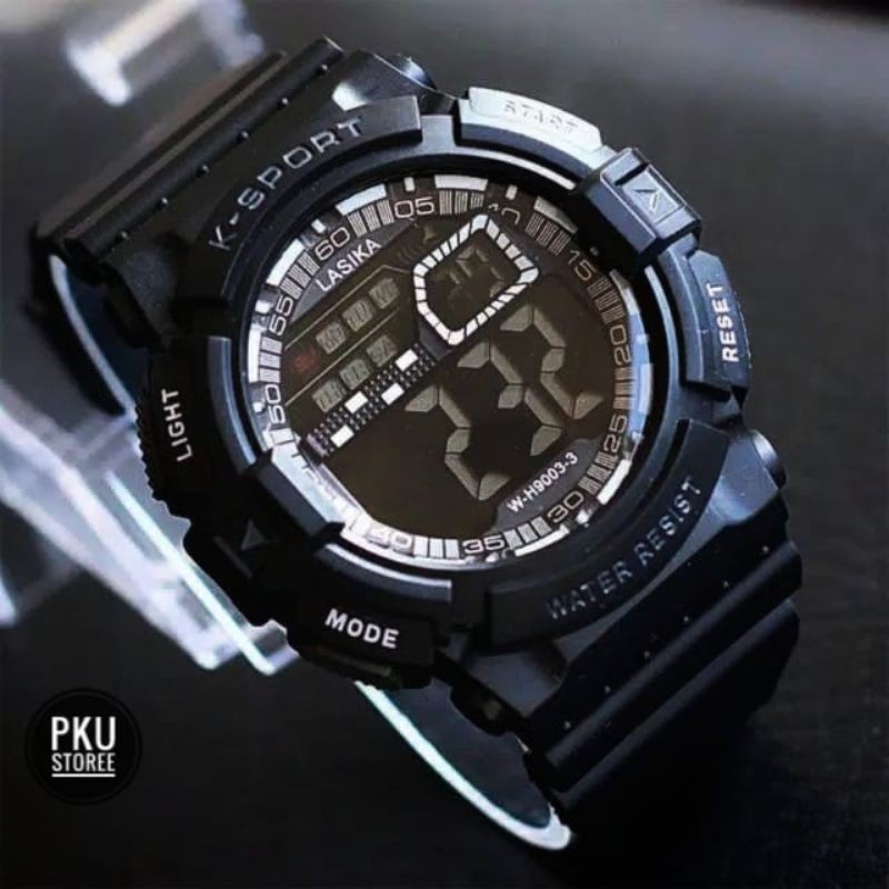 JAM TANGAN SPORT MEN LASIKA FASHION RUBER ORIGINAL