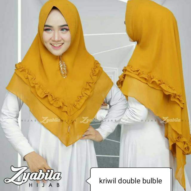 Jilbab 2 layer