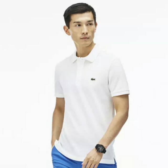 Lacoste Mens Classic Polo Shirt White