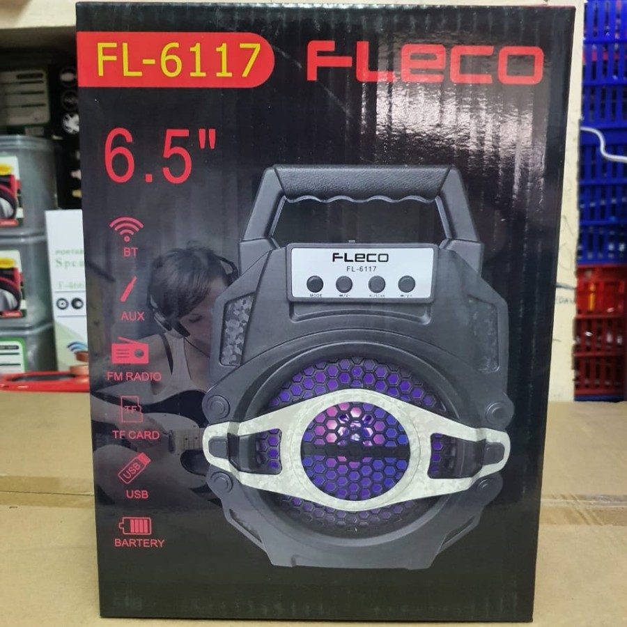 Speaker Bluetooth Multimedia Fleco F 6117 BT Bonus Mic