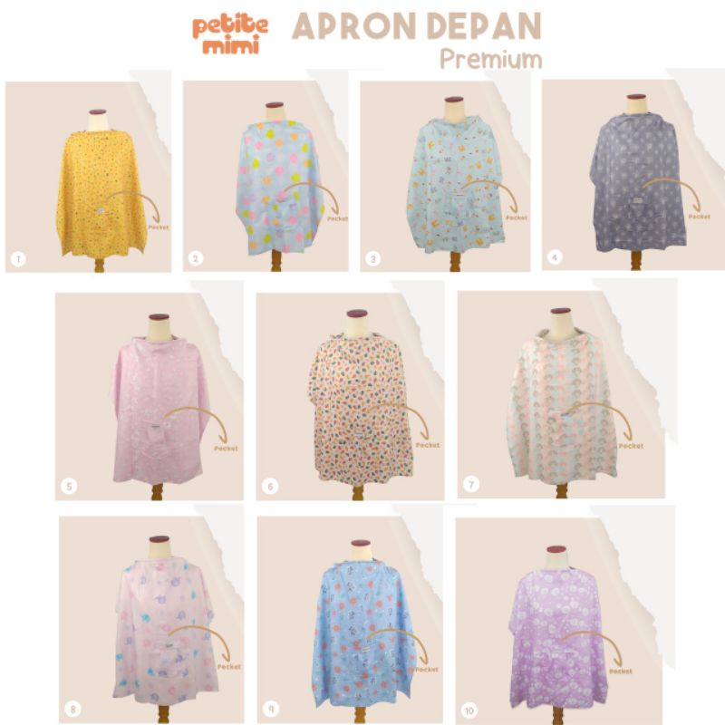 Nursing Cover Premium Jepang/ Penutup menyusui / apron Petite mimi