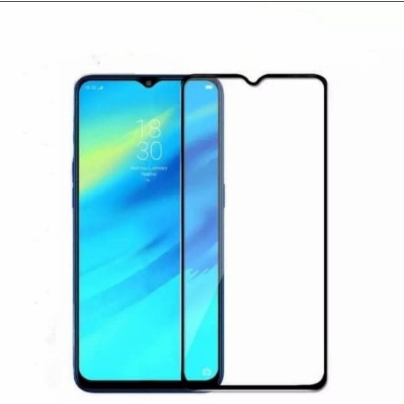 Realme C11 C12 C15 tempered glass anti gores kaca full lcd