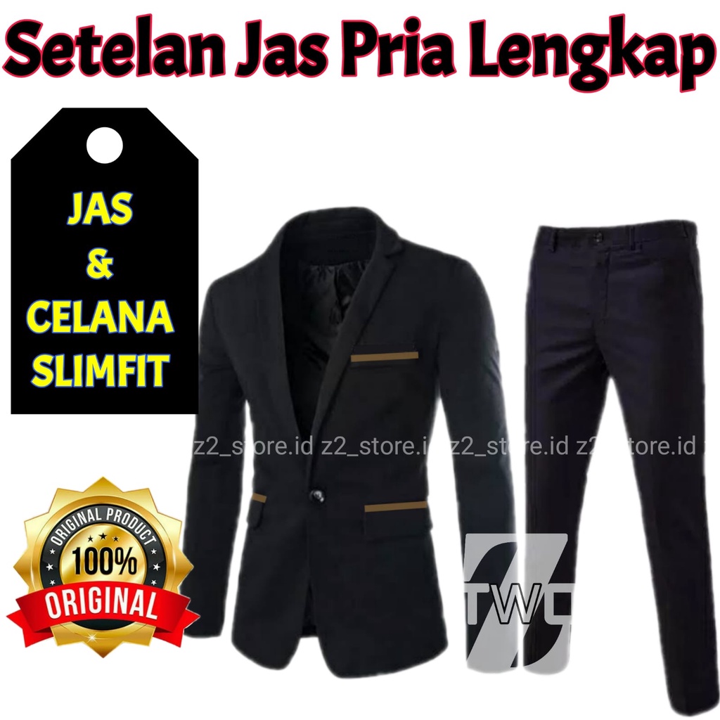 jas pria   setelan jas formal nikah wisuda   kerja setelan jas dan celana   jas wisuda pria   jas hi