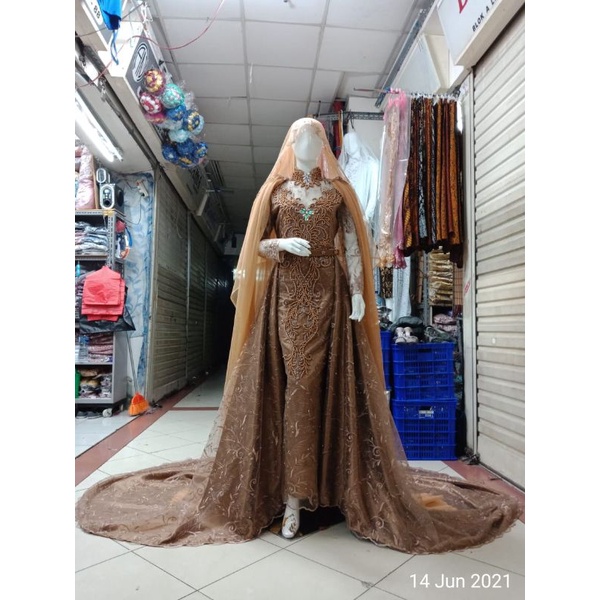 KEBAYA PENGANTIN SLIM MUTIARA/SLIM EKONOMIS