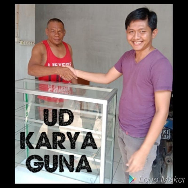 etalase toko baru ukuran 1m x 1m