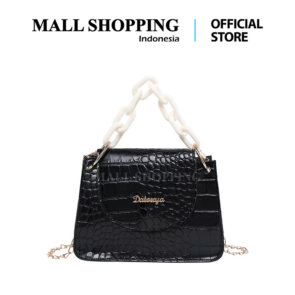 TAS SELEMPANG WANITA CROCO SLING BAG FASHION KOREA MALL SHOPPING