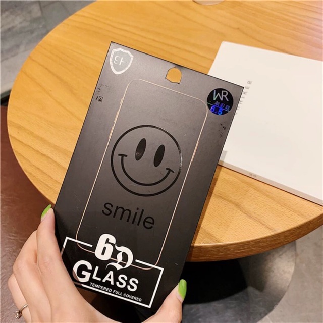 [ vhieshop ] Anti Gores Magic Screen Tempered Glass IP  11 PRO X IP 8PLUS 6D MOTIF SMILE