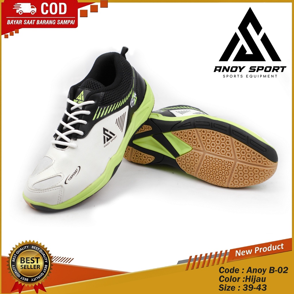 Sepatu Pria Anoy B-02 Sepatu Badminton Sepatu Olahraga Indoor Outdoor Pria Original