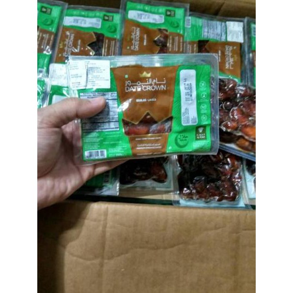 

3.3 sale Kurma Date Crown Khalas 250gr vacuum kurma khalas murah