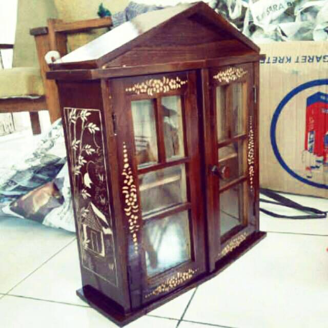 Kotak Obat Kayu jati Asli