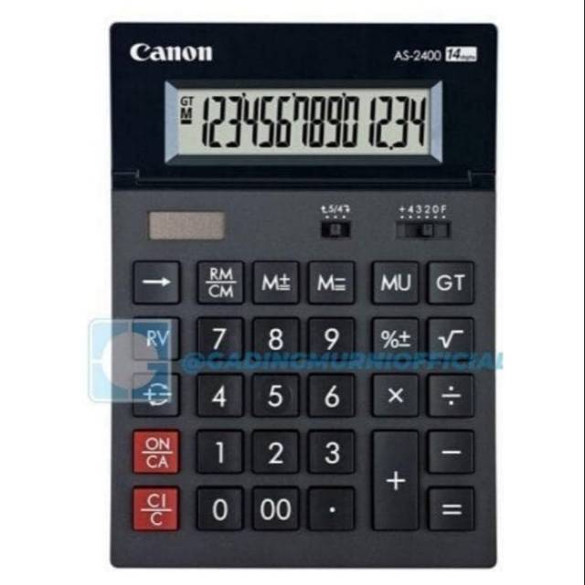 

Kalkulator Canon AS-2400 14 Digit