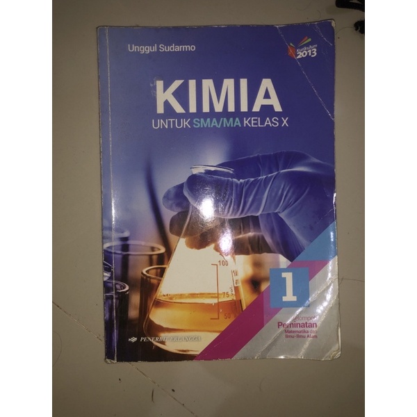 buku kimia kelas x (preloved)