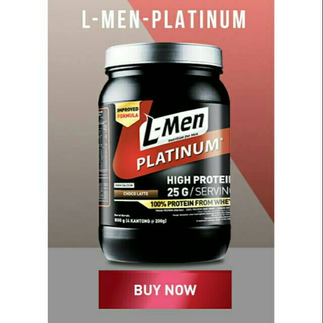 L Men Platinum Susu Tinggi Protein 800 Gr Shopee Indonesia