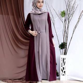 Gamis Syari Cantik Modern Bahan Moscrepe Nadia Busana Gamis Syari Cantik Modern Bahan Moscrepe Nadia Busana