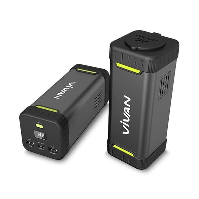 PowerBank Vivan MF20 Ada COLOKAN LISTRIK Kapasitas 20800mAh