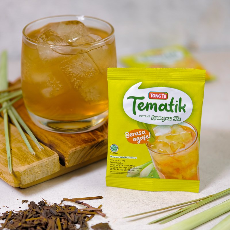 Tong Tji Bundling Beli 2 Tematik Lemongrass Renceng Gratis Gelas Kecil