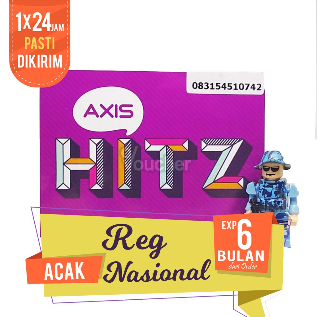 AXIS Hitz Pulsa 0k ACAK/ Kartu Perdana axis ACAk | Shopee