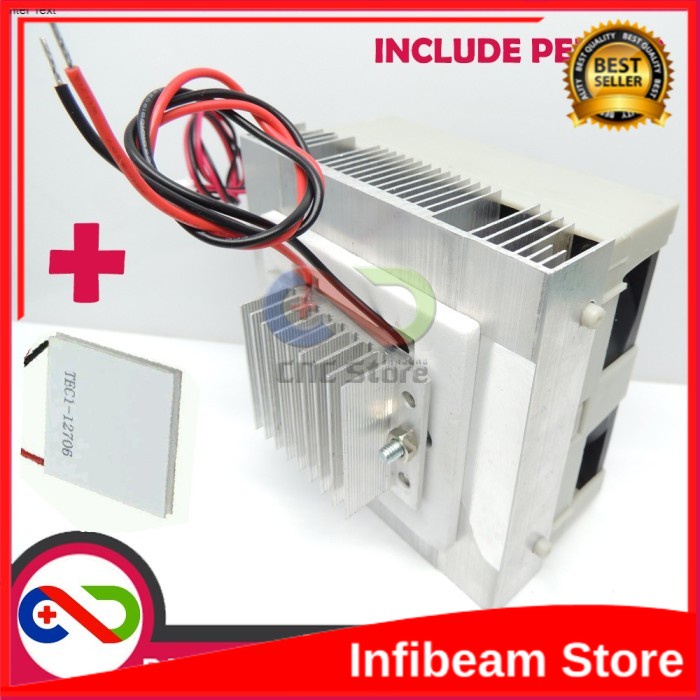 CNC PELTIER COOLING SYSTEM KIT PENDINGIN PELTIER HEATSINK PELTIER - KIT PELTIER