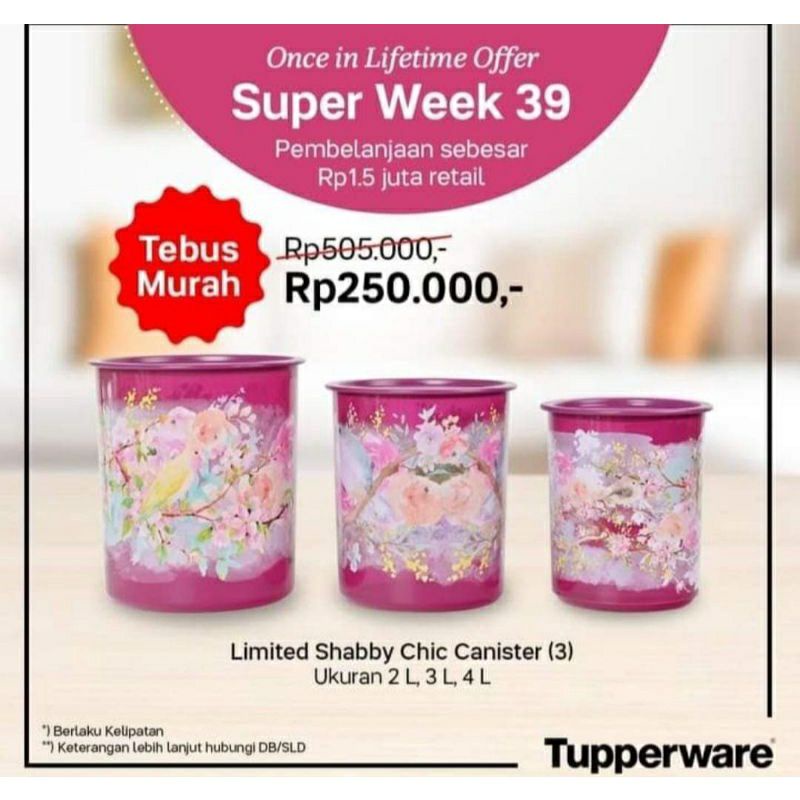 Shabby Chic Canister