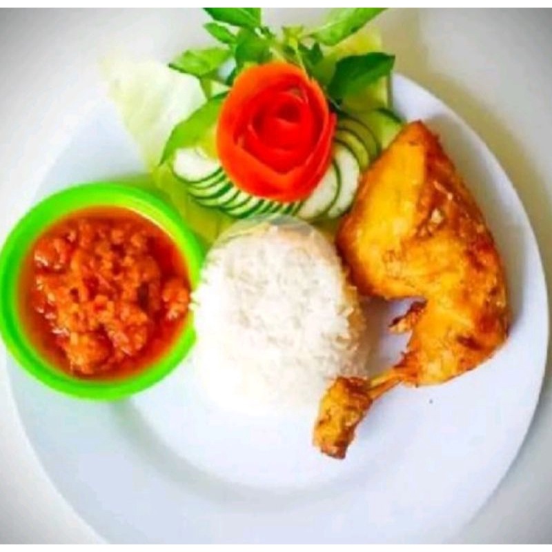 

ayam goreng paket 1