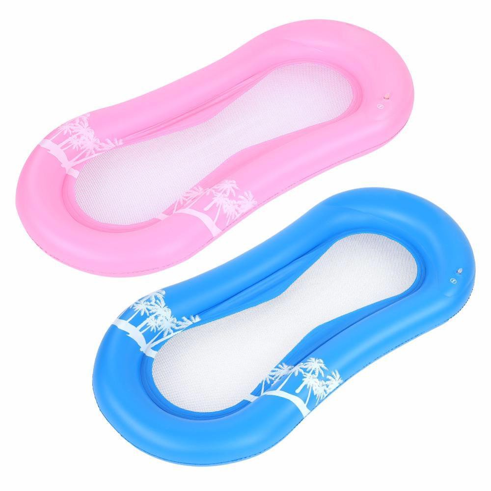 Import Inflatable Pool Float Bed Water Mattress Inflatable Lounge Chair Float Swimming Float Shopee Indonesia