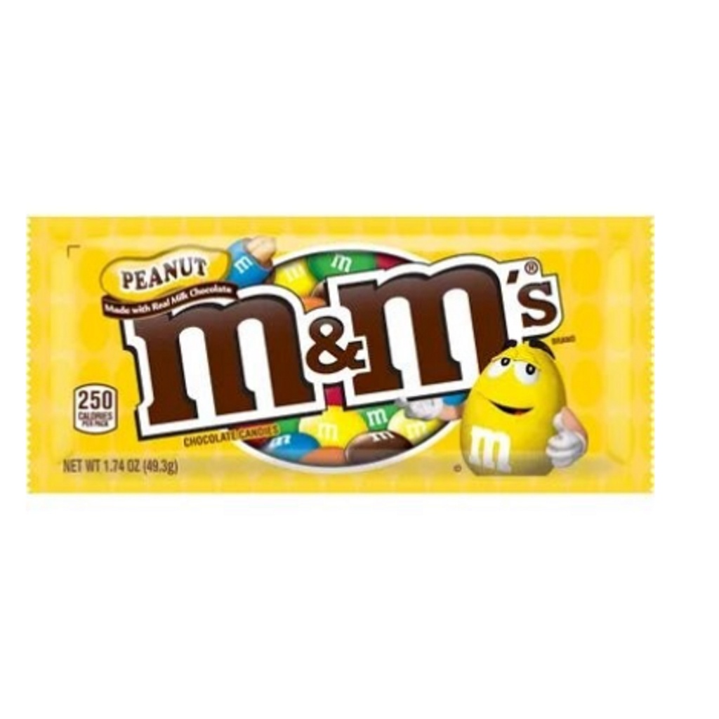 

M&M Chocolate Candies Peanut 49.3gr / Permen Cokelat Dan Kacang