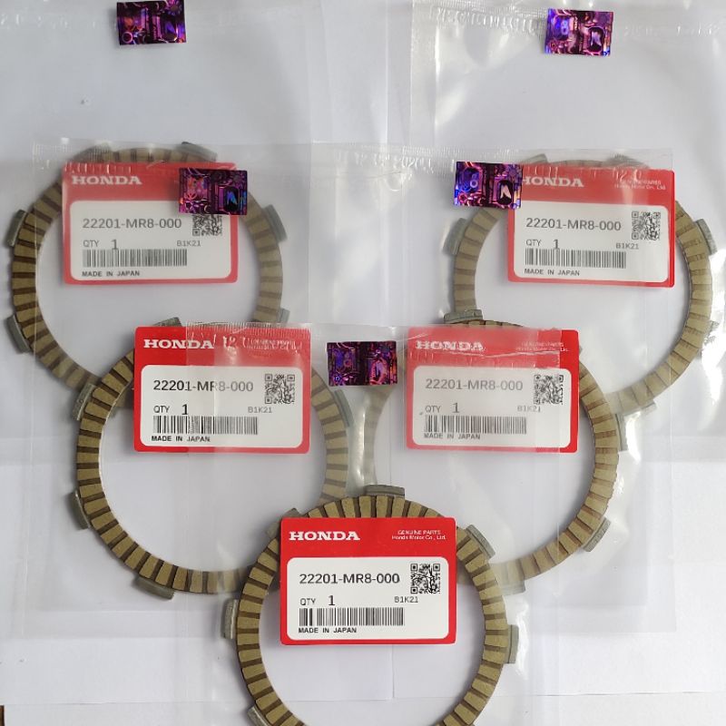 22201-MR8-000 Kampas Kopling Disk Clutch Friction Megapro Monoshock Verza CRF 150 Tiger Minerva