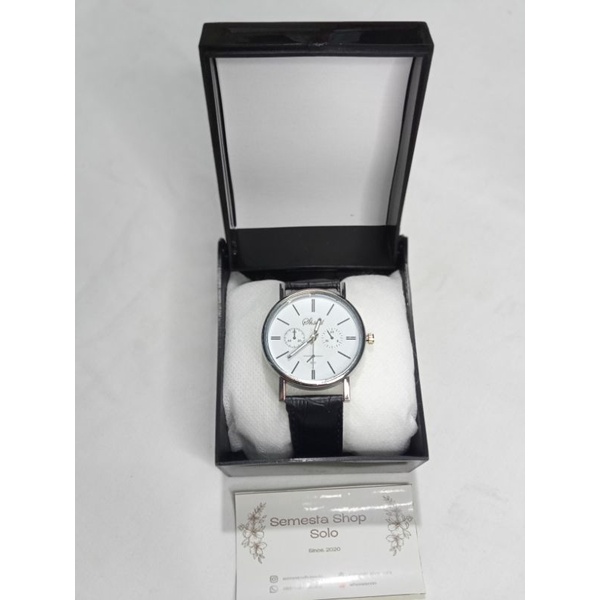 [NEW ARRIVAL] JAM TANGAN ANALOG COWOK/CEWEK FREE BOX BATRE CADANGAN