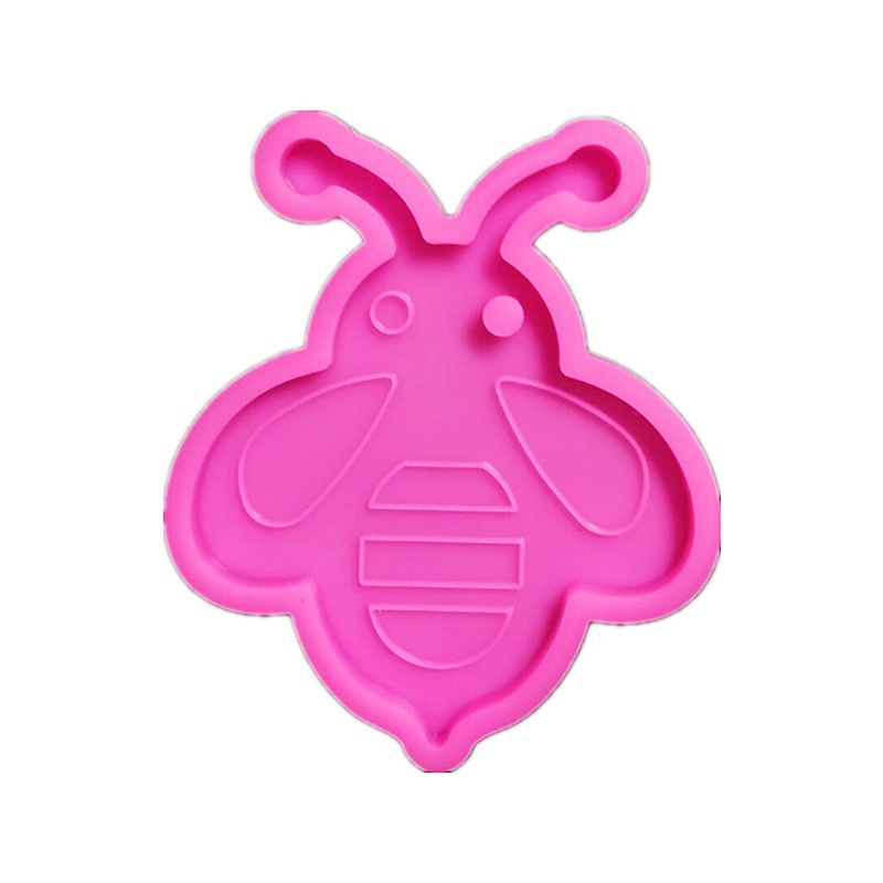 SIY  Honeycomb/Bee Keychain Resin Casting Silicone Mold Woman Keychain Combination Decorative Pendant Mold