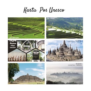 MC- Kartu pos Kartupos UNESCO Postcard