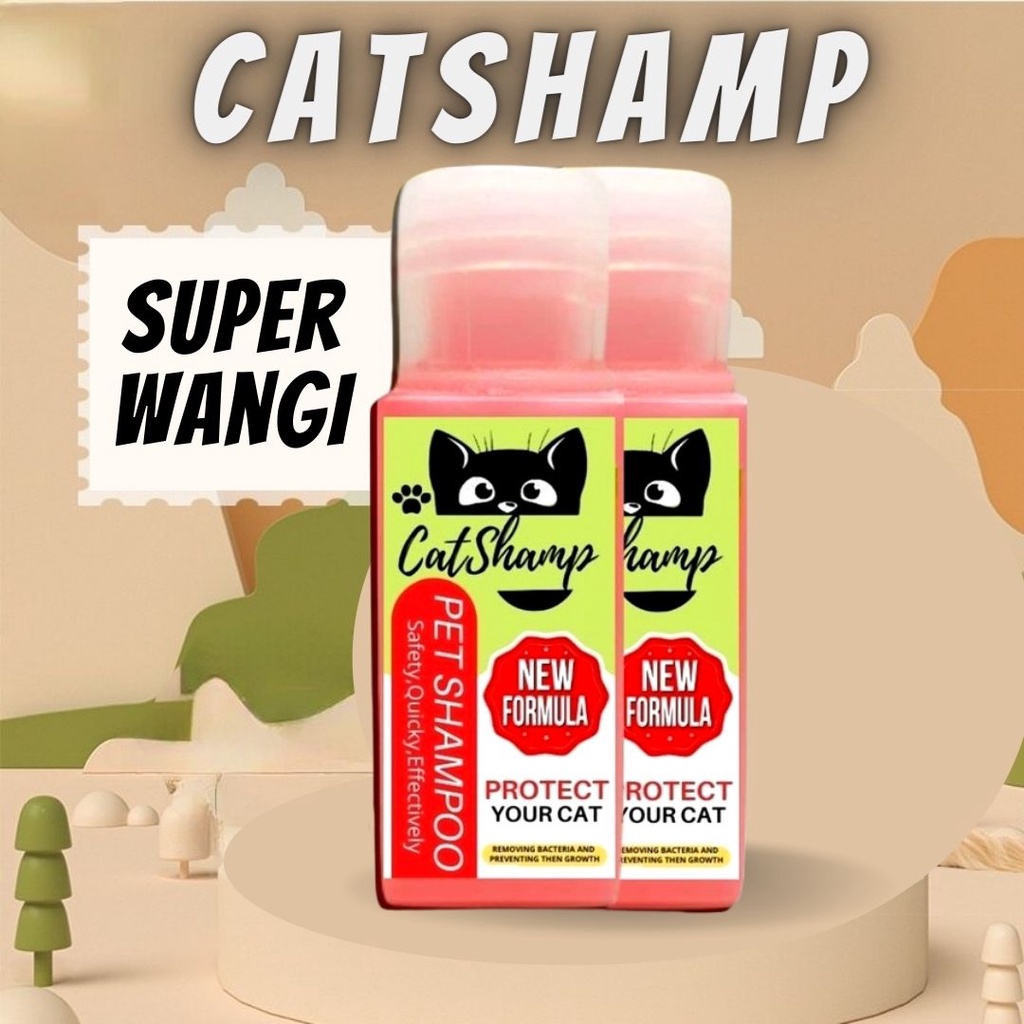 Shampoo Kucing Anti Kutu dan Jamur Anti Bakteri Kemasan 30ml Ampuh FEZONE