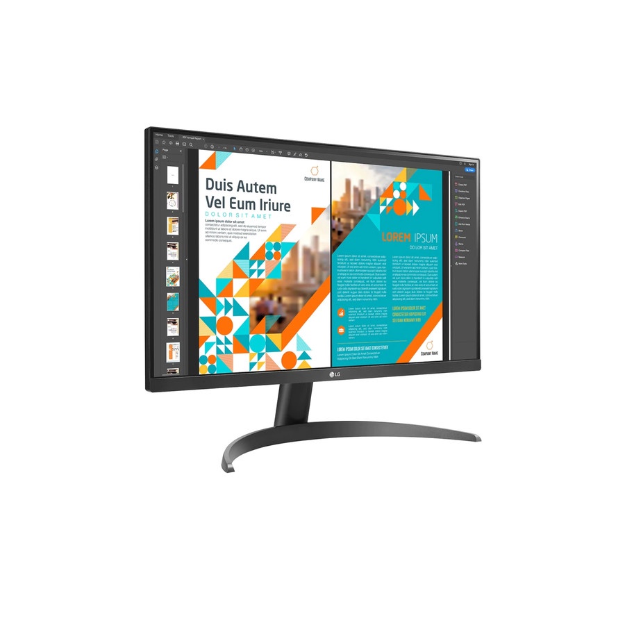 Monitor LG 23.8&quot; LED 24QP500-B QHD IPS with AMD FreeSync