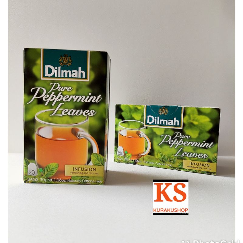 

TEH DILMAH PEPPERMINT 20 BAGS - PURE PEPPERMINT LEAVES