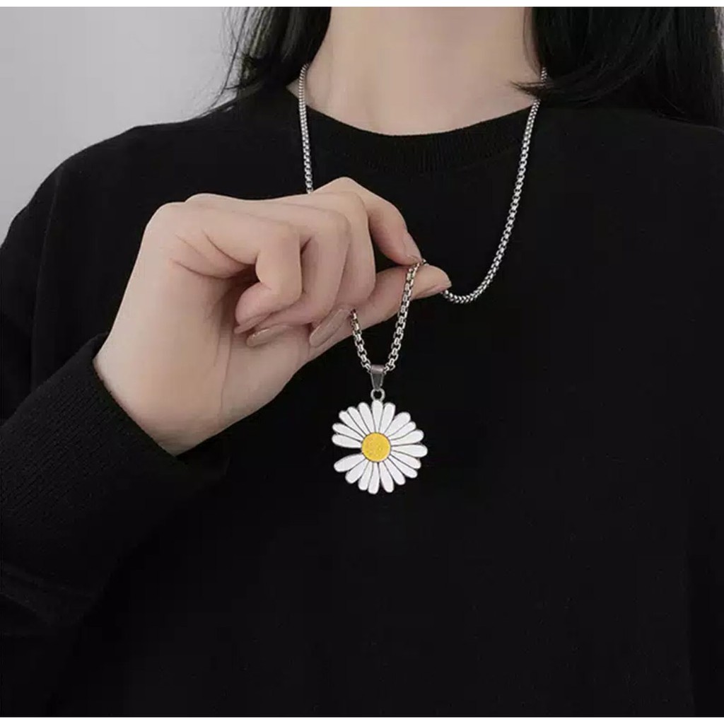 Sunflower Necklace - Perhiasan Kalung - Aksesories