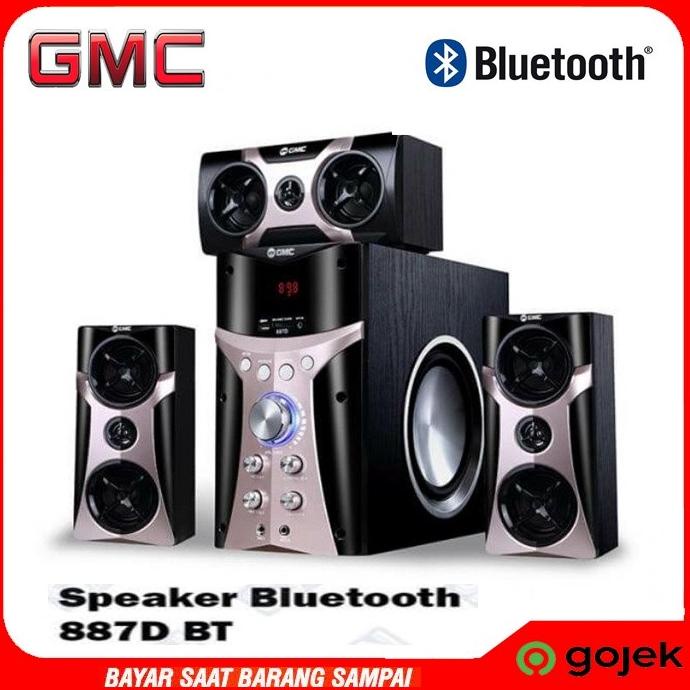 AA891 SPEAKER GMC 887D AKTIF BLUETOOTH KARAOKE FM RADIO ORIGINAL DFGF5465E