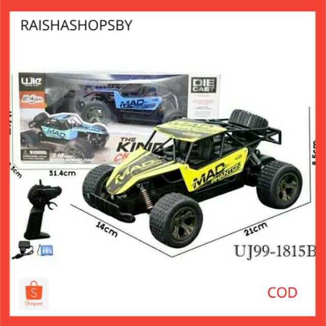Mainan RC Offroad Rock Crawler Buggy Chetah King Keren