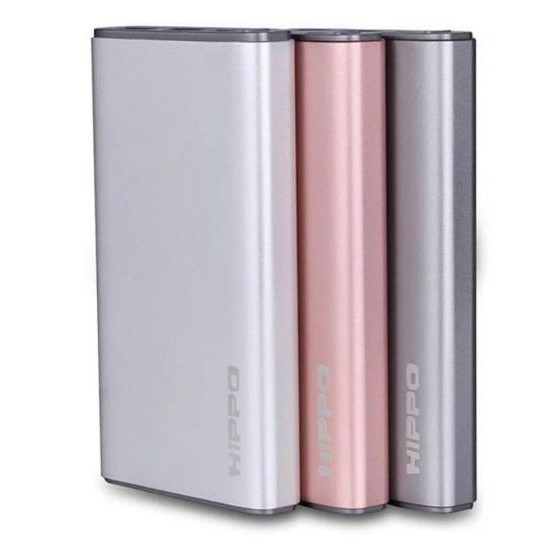 HIPPO POWERBANK STEEL 15000MAH REAL CAPACITY READY STOCK TERMURAH ORIGINAL BERGARANSI