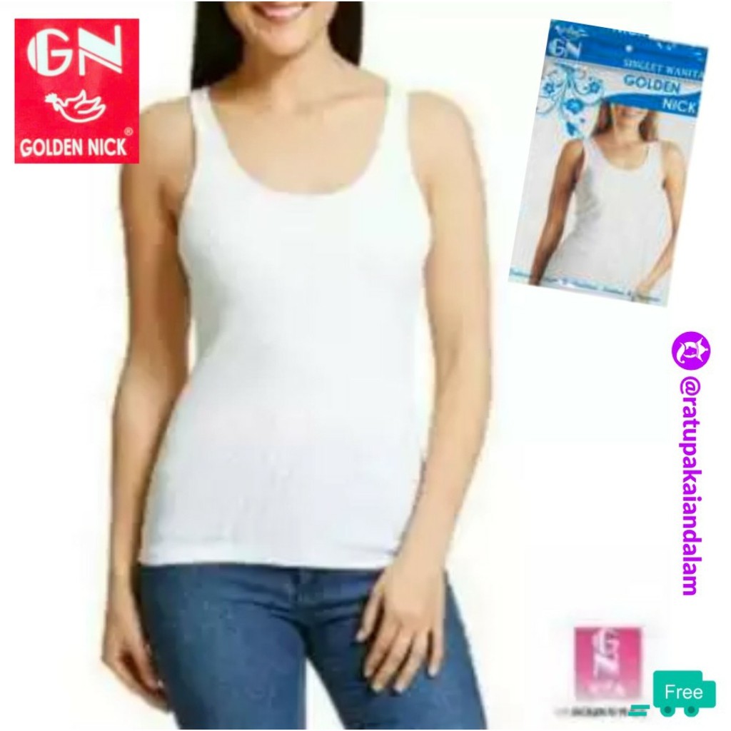 Tanktop/ Singlet Wanita, Kaos dalam Golden Nick, Kaos, Singlet Wanita, Pakaian dalam wanita, Tangtop