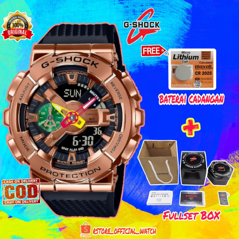 【NEW】Casio G-Shock GM-110 Jam Tangan Pria Analog Digital Sporty Watch,Gshock Pria Original G shock J