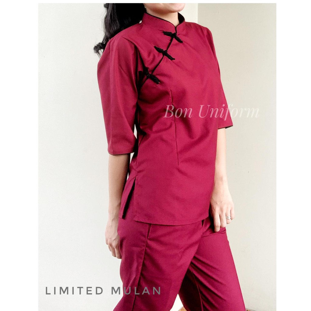 Baju Suster / Seragam Suster Bon Uniform - Premium Nanny’s Uniform  - Limited Mulan Series