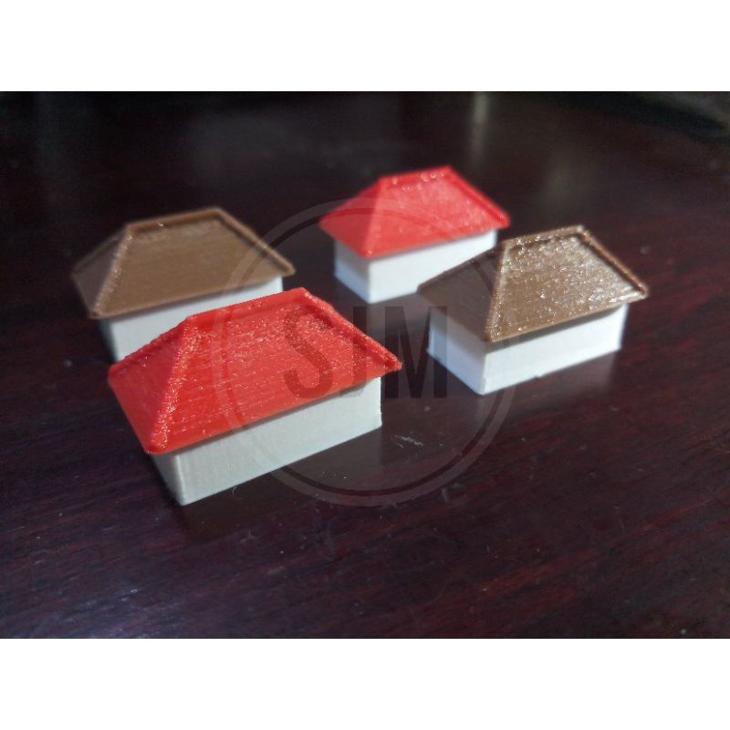 Miniatur diaroma maket rumah penduduk 1:500